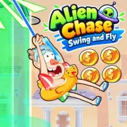 Play Alien Chase - Swing and Fly Game